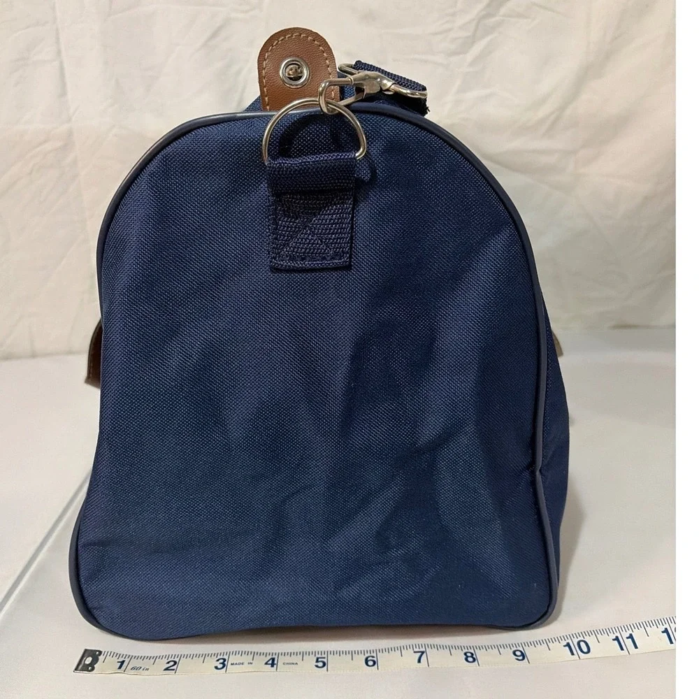 Claude Albert 3 Piece Luggage Set Navy Blue Duffel Train Case Toiletry Bag